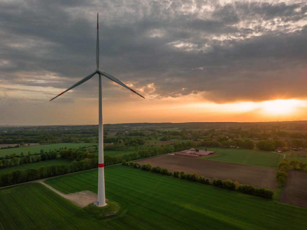 aerial shot from drone