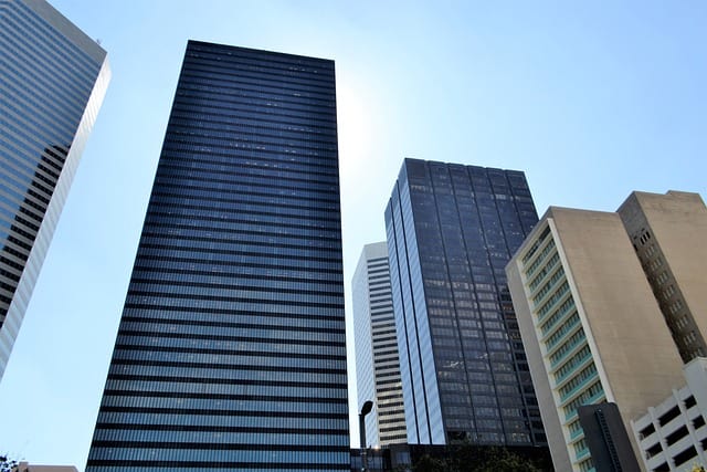 Series of commercial buildings