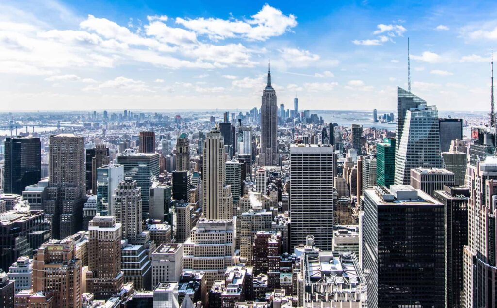 a view of New York City