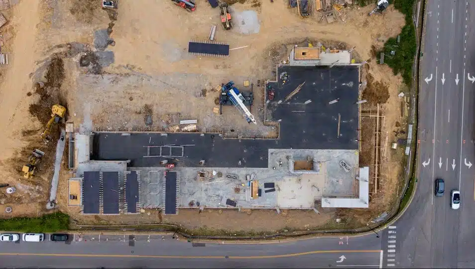 commercial development site